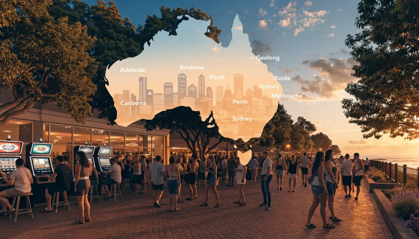 Pokies by City: Australia Guide by Region